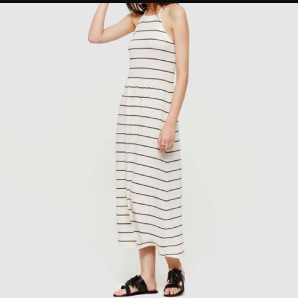 XS Lou & Grey striped midi dress